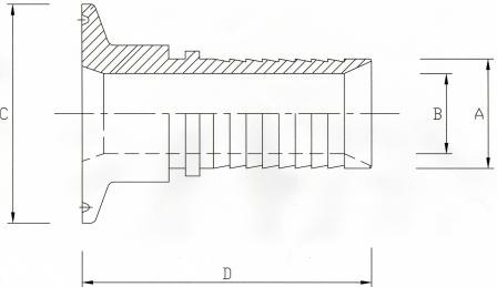 tri clamp interlocking tail
